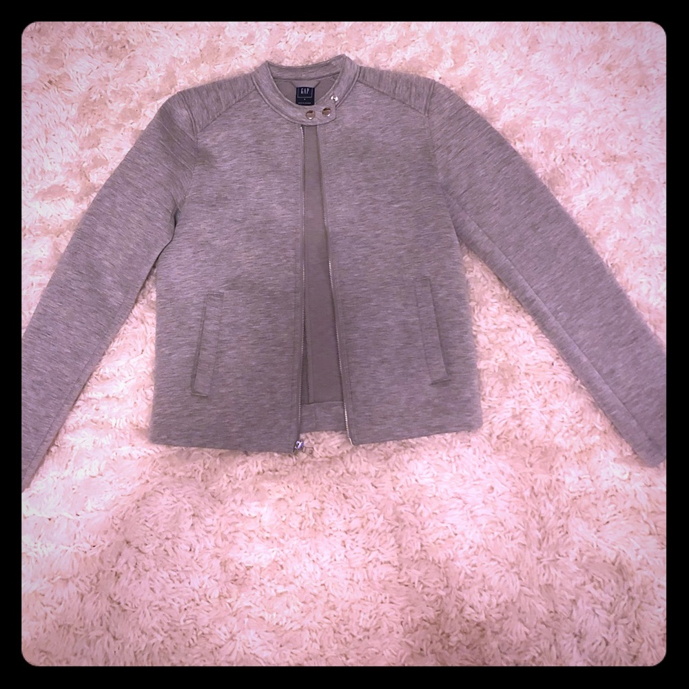 Heather Gray Moto Jacket